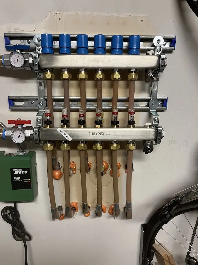 Plumber performing Water Heater Repair at a residential property in Morgan's Point Resort